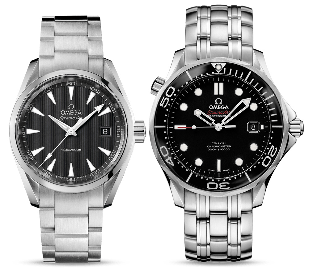 Omega-Seamaster-Aqua-Terra-150M-quartz-Omega-Seamaster-DIver-300m-Co-Axial-1