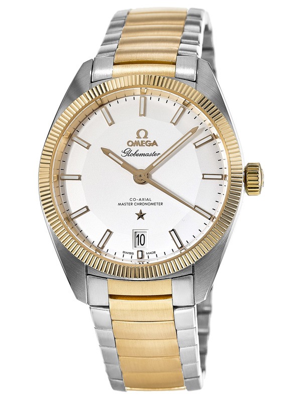 The durable fake Omega Constellation Globemaster 130.20.39.21.02.001 watches are made from stainless steel and yellow gold.