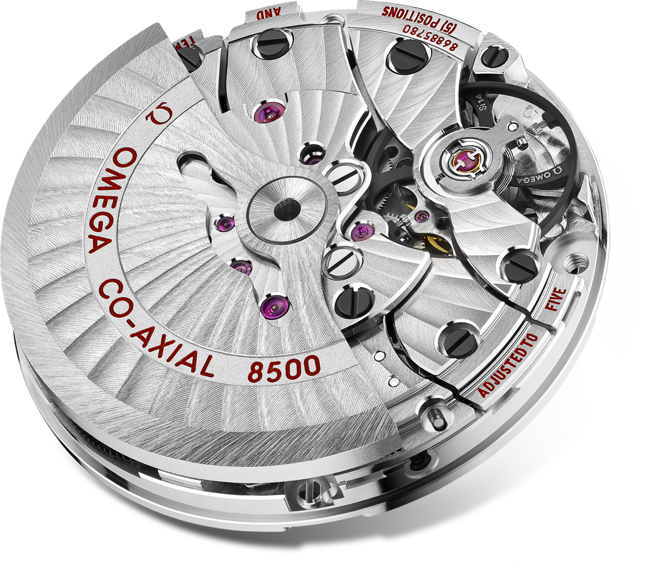 Anti-magnetic fake Omega 8500 has 60-hour power reserve.