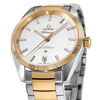 The well-designed replica Omega Constellation Globemaster 130.20.39.21.02.001 watches have silvery dials.