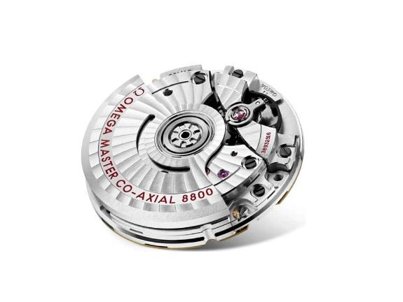 From the see-through backs of the prominent copy Omega watches, you can see the excellent movements, calibers 8800, which can provide 55 hours power reserve and resist magnetic field up to 15,000 gauss.