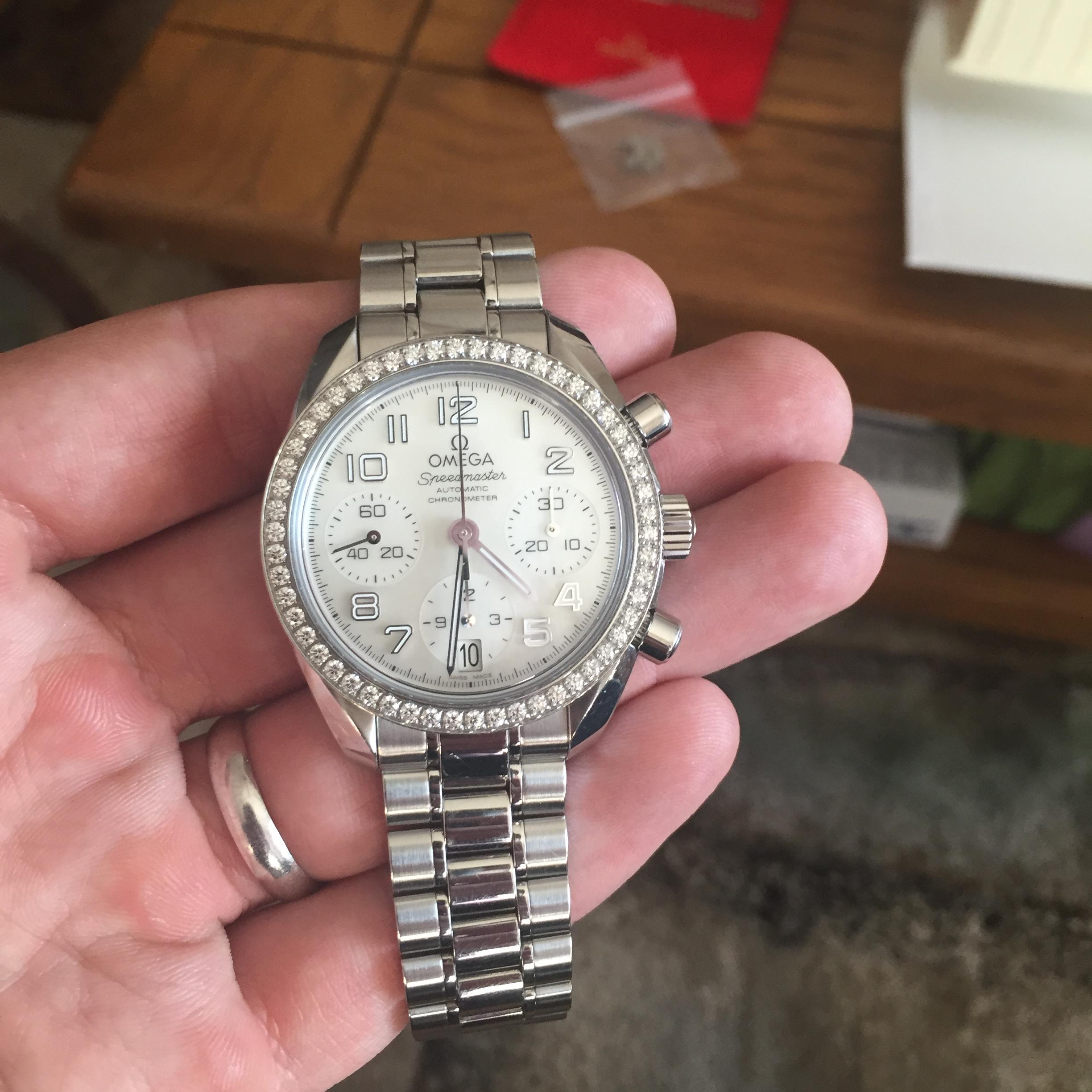 The 38 mm replica watches are made from stainless steel.