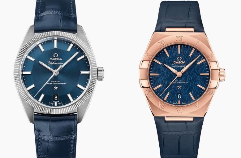 Introductions Of Two Blue Dials Fake Omega Constellation Watches UK