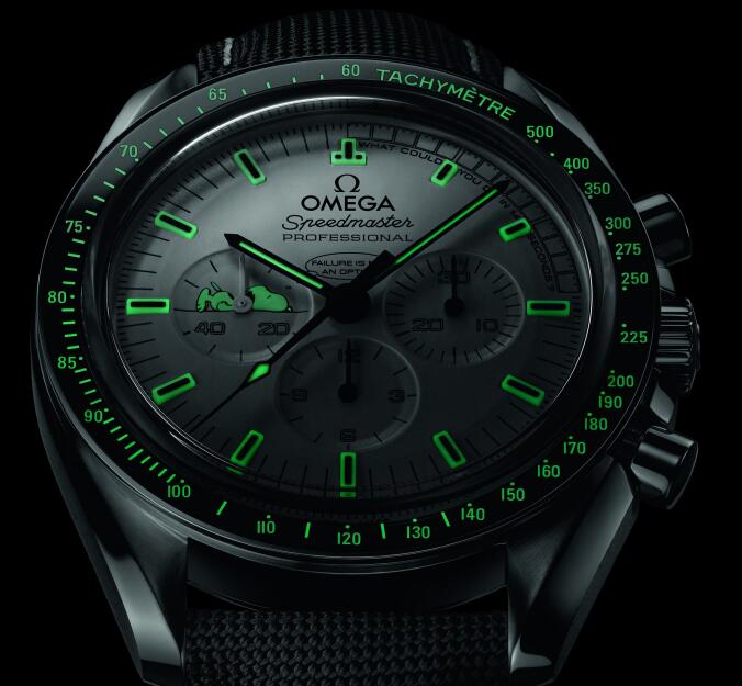 The readability allows the wearers to read time clearly at night.