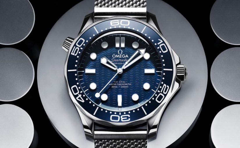 UK Best Fake Omega Unveils A Brand New Steel James Bond Seamaster (With Classic Blue Wave Dial!)