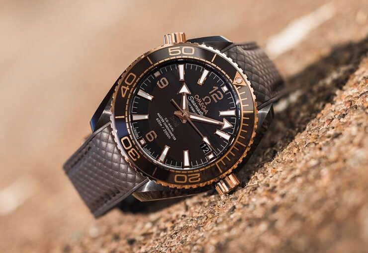 Hands-On With A Dressy Diver: The Best Quality UK Fake Omega Seamaster Planet Ocean 600M 39.5MM Watches In Brown Ceramic
