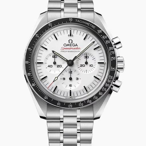 Omega Finally Revealed The Glossy White Lacquered Dial Version Of The UK Cheap Fake Omega Speedmaster Moonwatches For Sale